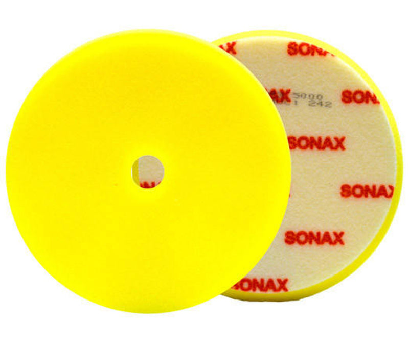 Sonax Yellow Dual Action Soft Cutting Pad - 6.5 Inch