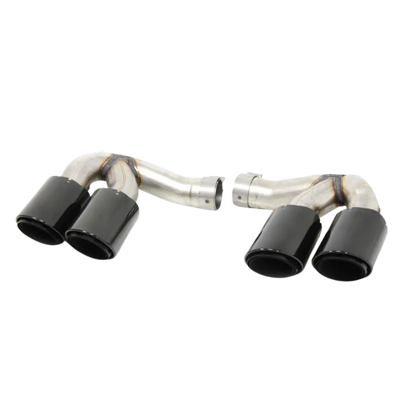 Sport Exhaust Tailpipes - Black - Cayenne | 2018-2025