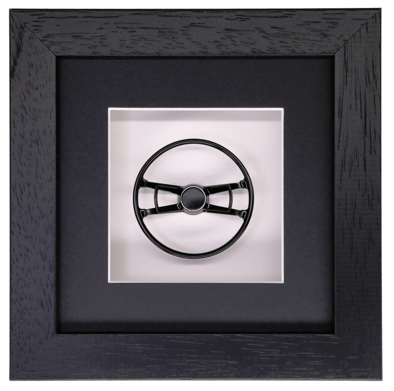 Steering Wheel 911 1967 Butterfly Style Porsche Art Box Framed