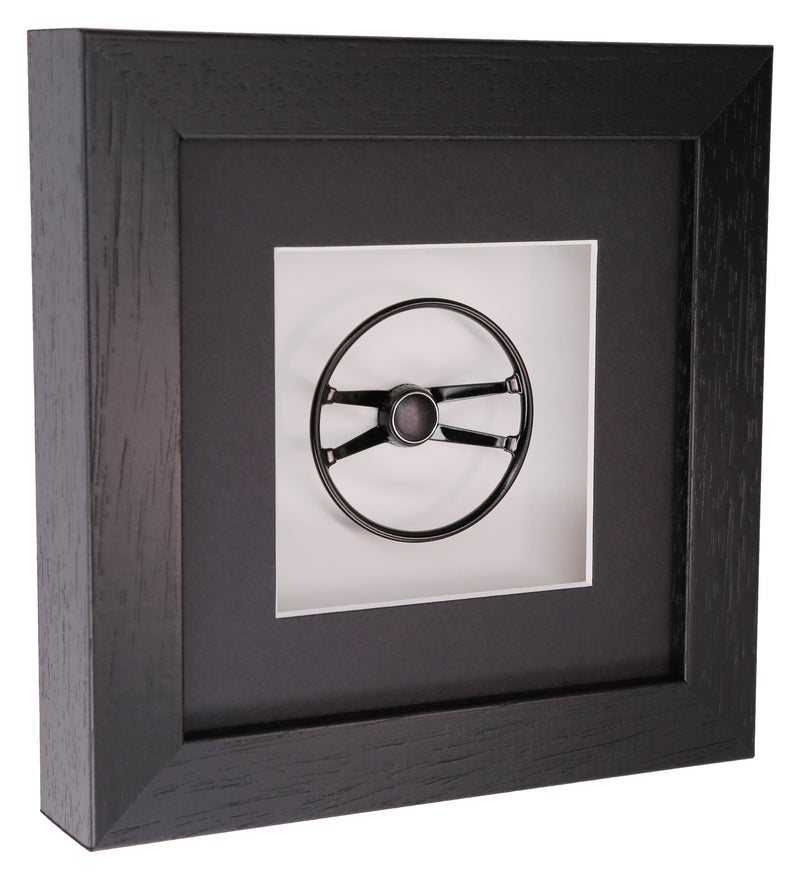 Steering Wheel 911 1967 Hockey Puck Porsche Art Box Framed