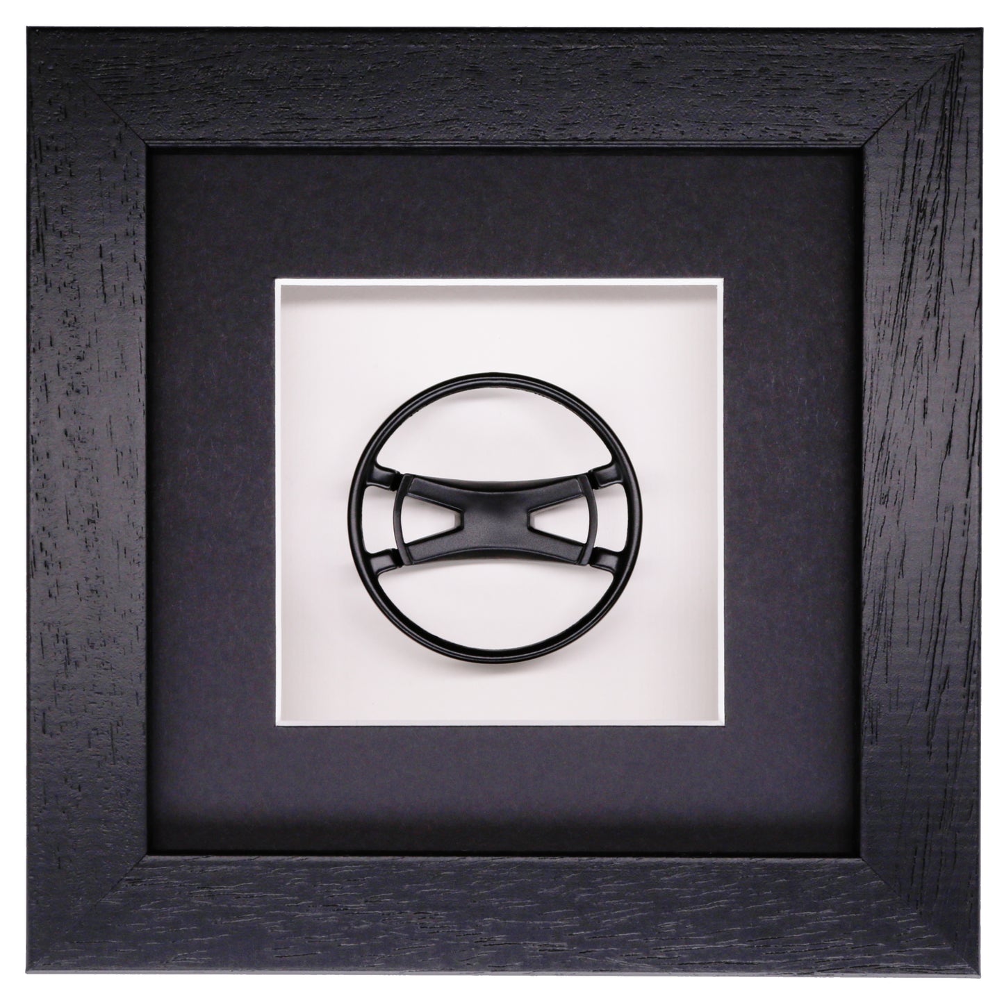 Steering Wheel 911 1969-73 Batwing Style Porsche Art Box Framed