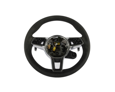 Steering Wheel - Alcantara Black - Panamera | Cayenne | 2017-2024