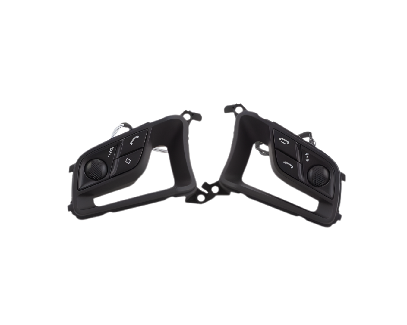 Steering Wheel Multifunction Button Set - Black - Macan | 2015-2025