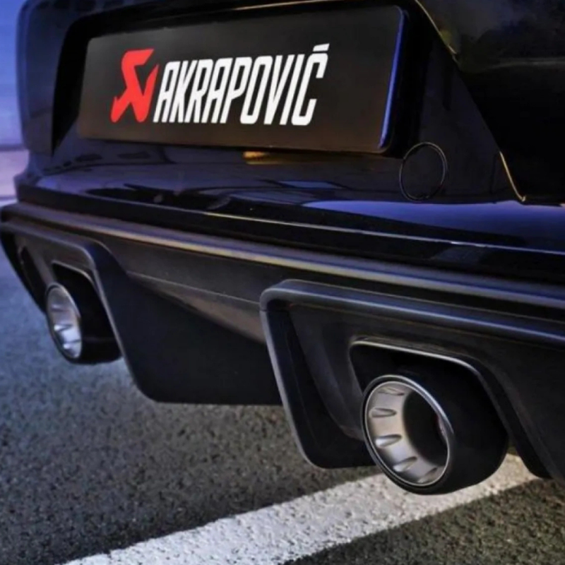 Tail Pipe Single Tip - Titanium - 911 | 2016-2018