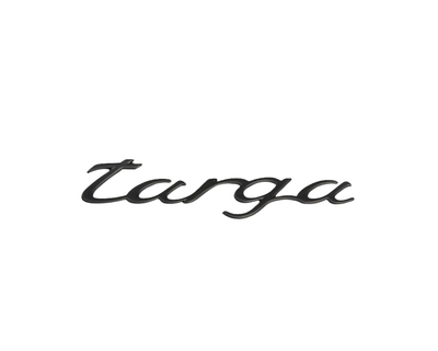 Targa Emblem Logo - Rally Black - 911 | 1999-2004