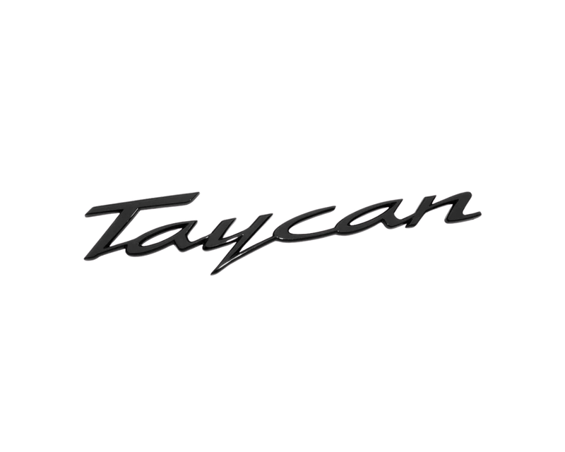 Taycan Emblem Logo - High Gloss Black - Taycan | 2020-2026