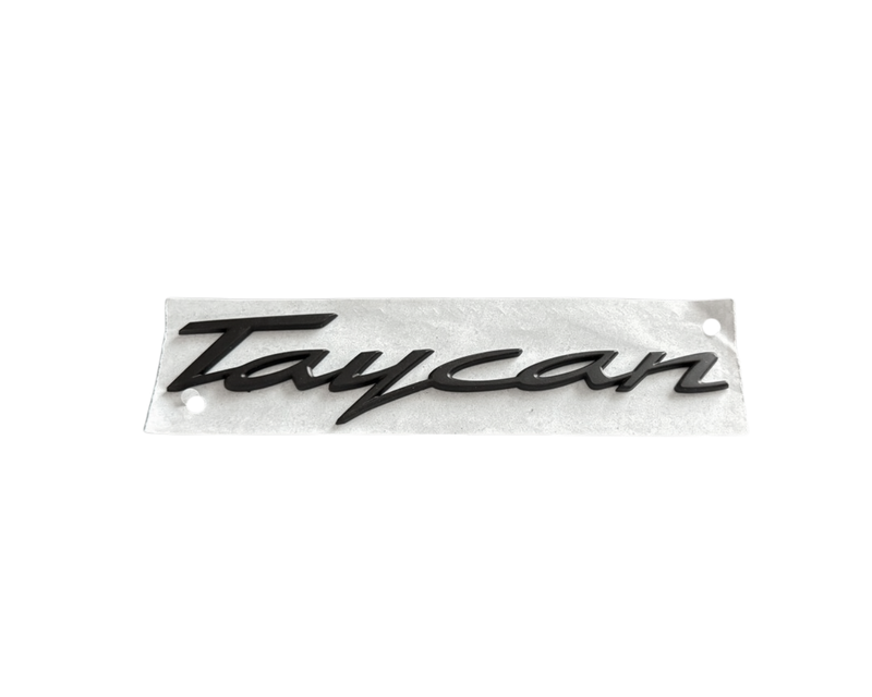 Taycan Emblem Logo - Matt Black - Taycan | 2020-2026