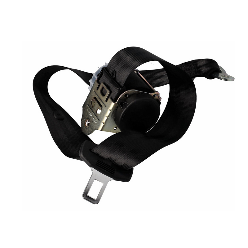 Three Point Seat Belt - Rear - Black - Cayenne | 2003-2005