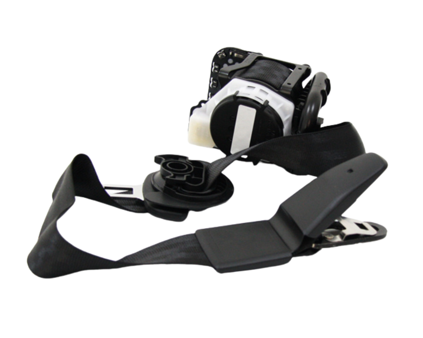 Three-Point Seat Belt - Right - Black - Macan | 2015-2025