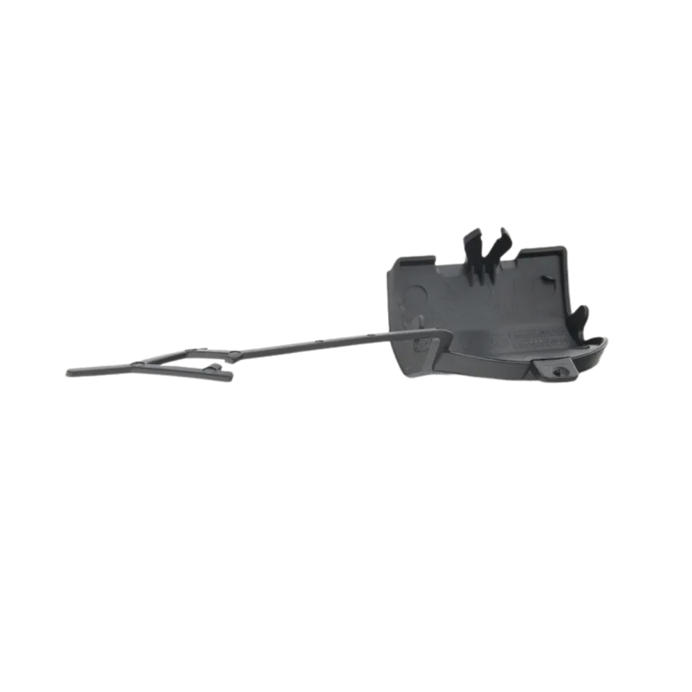 Tow Hook Cover Cap - Left - Satin Black - Cayenne | 2015-2018