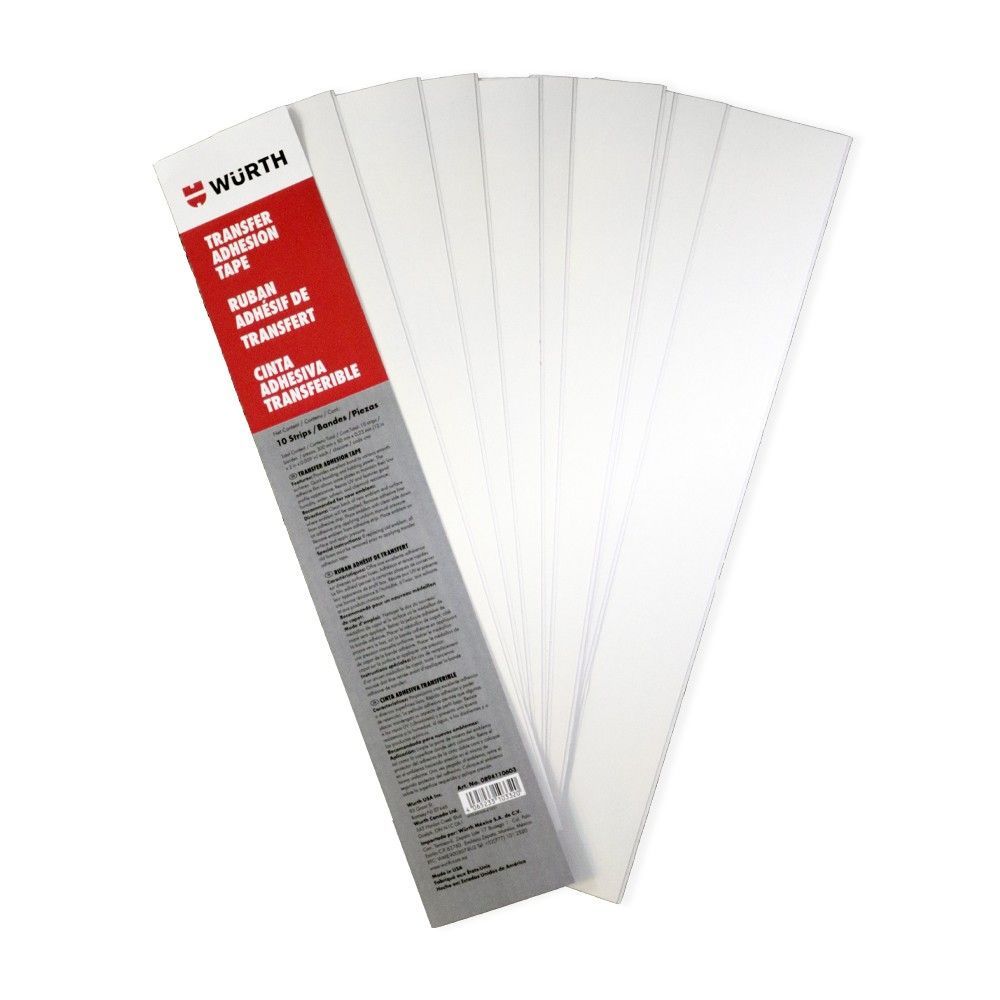 Transfer Adhesion Tape - 2 Inch x 12 Inch Strips