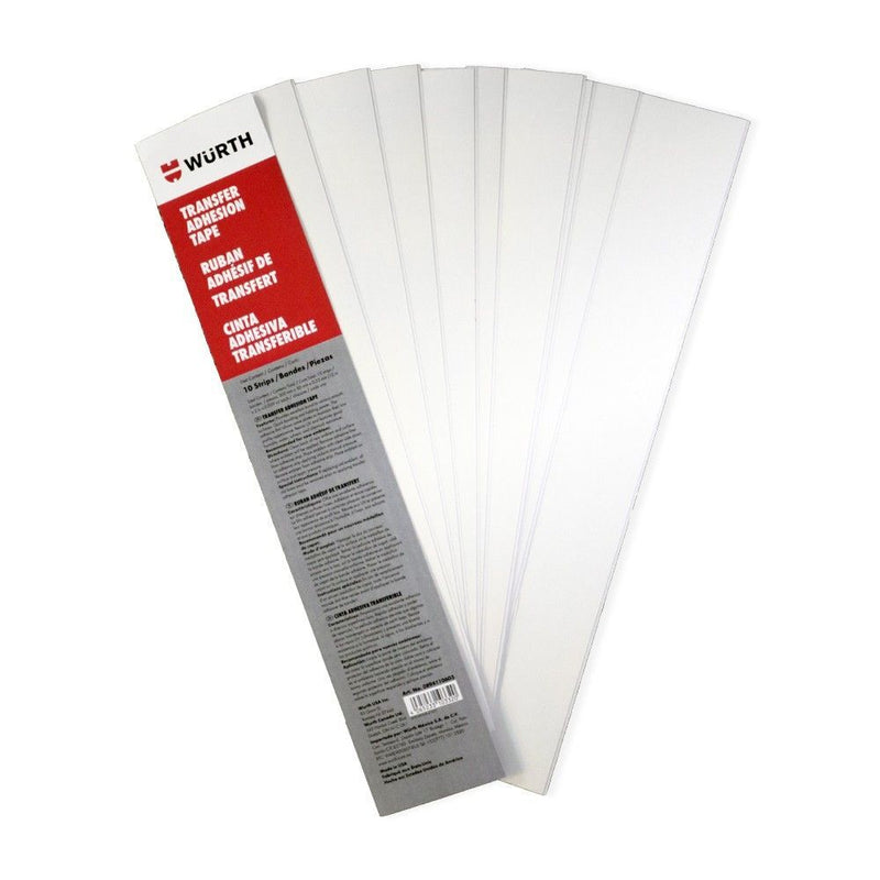 Transfer Adhesion Tape - 2 Inch x 12 Inch Strips