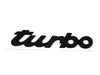 Turbo Emblem Logo - Black - 911 | 930 | 1988-1994