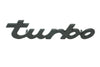 Turbo Emblem Logo - Black - 930 | 1976-1977
