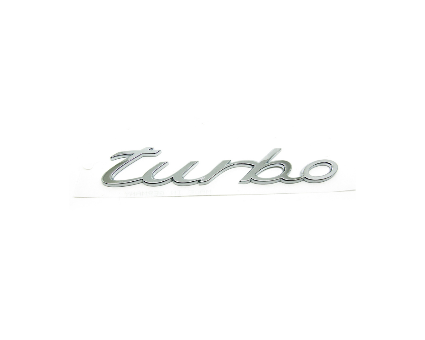 Turbo Emblem Logo - Chrome- Panamera | 2010-2016
