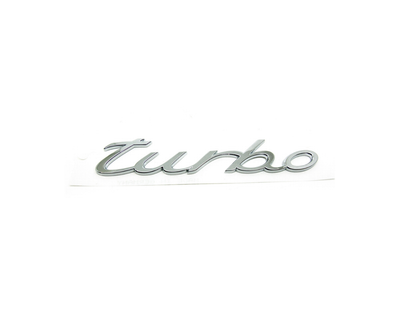 Turbo Emblem Logo - Chrome- Panamera | 2010-2016