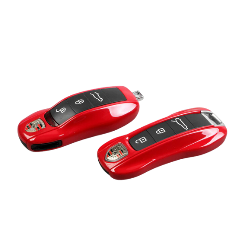 Painted Vehicle Key Carmine Red, 971044801M3C, 911, Cayenne, Panamera, Taycan