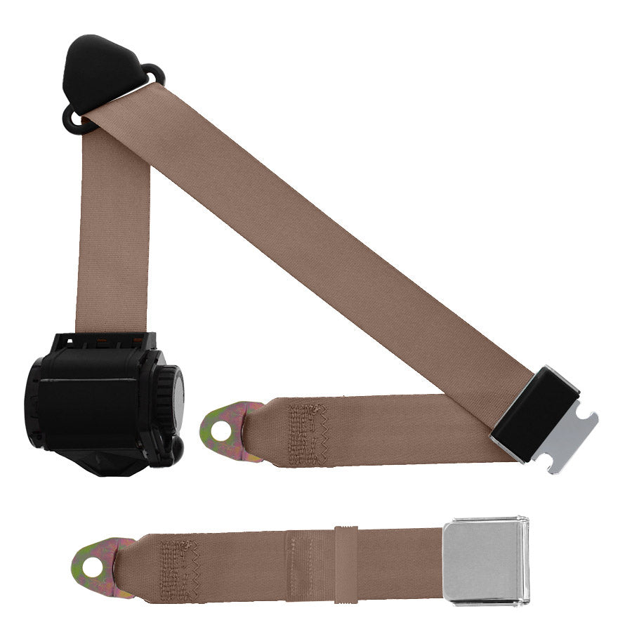 Retractable Seat Belt, 3 Point