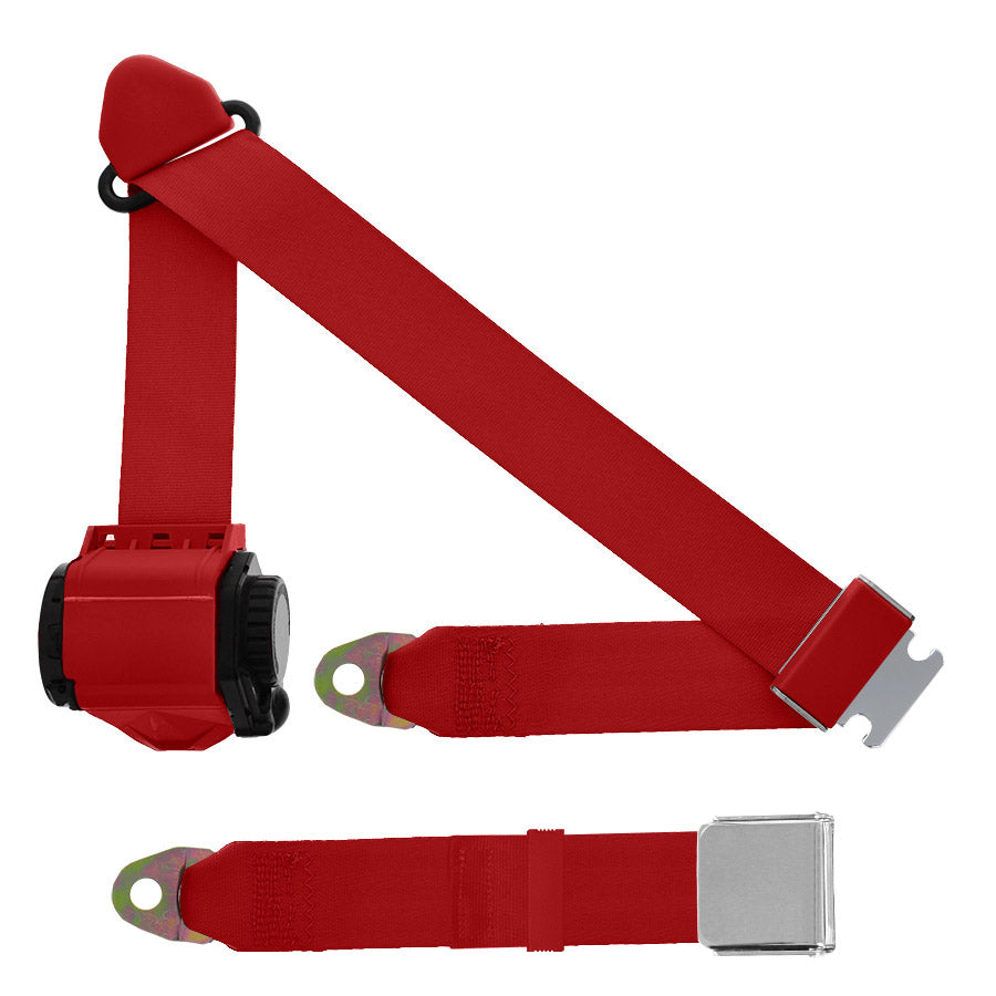 Retractable Seat Belt, 3 Point