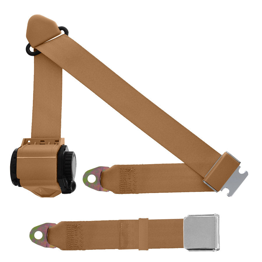 Retractable Seat Belt, 3 Point