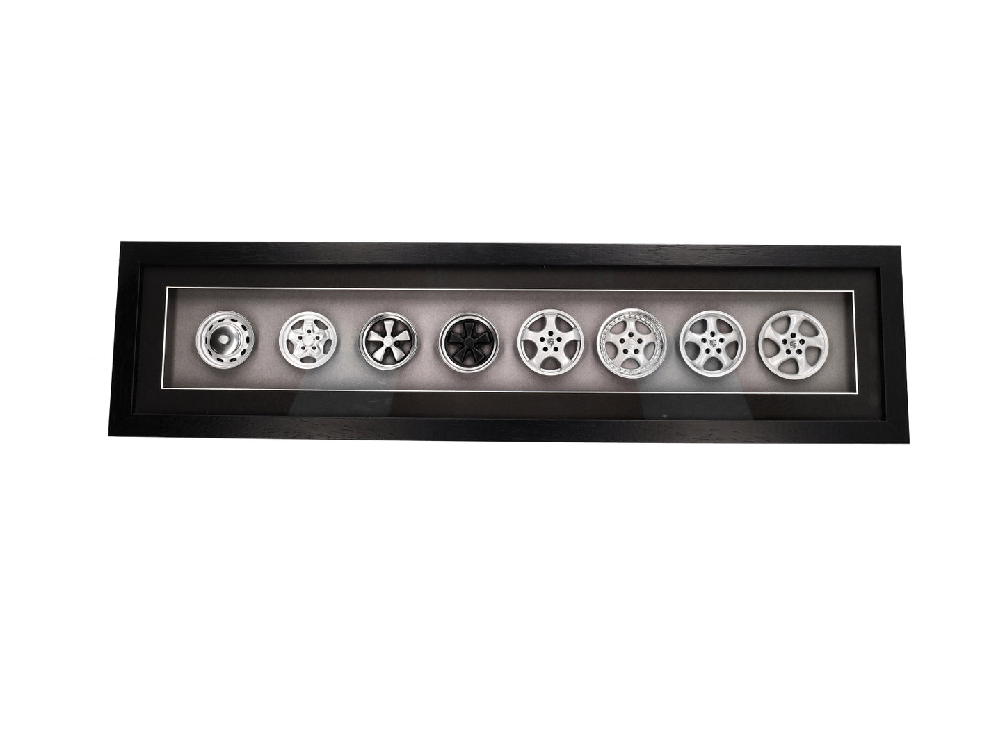 Wheels Collection Of 6 Porsche Art Box Framed - 1:8 Scale