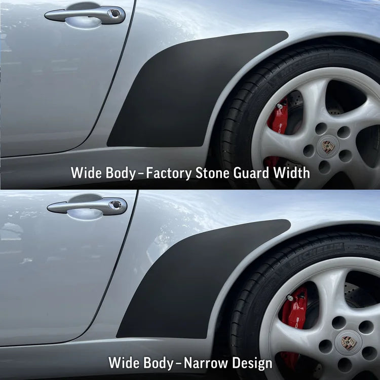 Wide Body Narrow Width Magnetic Stone Guards - 993 | 1995-1998