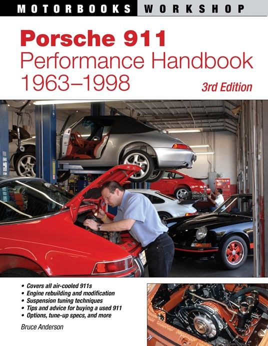 Porsche 911 Performance Handbook, 1963-1998: 3rd Edition Bruce Anderson Book - Sierra Madre Collection