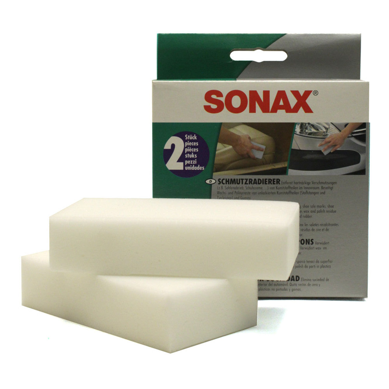 Sonax Dirt Eraser - 2-Pack - Sierra Madre Collection