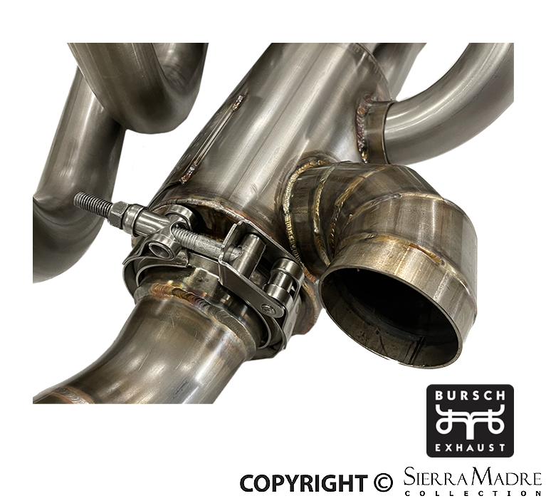 Bursch Stainless Steel 1-3/4" Header Set W/ Heat Exchangers, 911 - Sierra Madre Collection