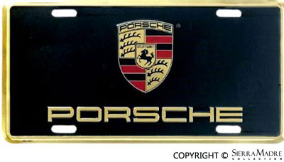 PorscheÂ® License Plate - Sierra Madre Collection