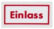 Einlass Oil Filter Decal, H-Filter - Sierra Madre Collection