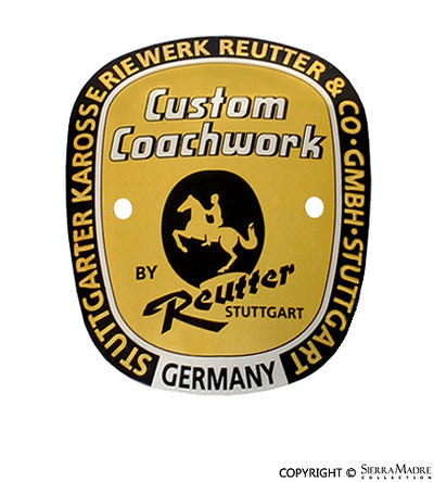 Reutter Stuttgart Coach Builder Badge - Sierra Madre Collection