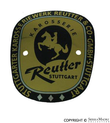 Reutter Stuttgart Coach Builder Badge (Euro) - Sierra Madre Collection
