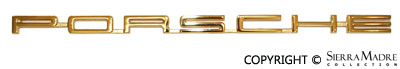 Gold Porsche Emblem, 911 (65-66) - Sierra Madre Collection