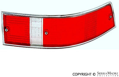 Taillight Lens, Right, US, Silver Trim (69-89) - Sierra Madre Collection