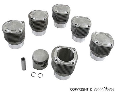 Piston & Cylinder Kit, 2.4 Mahle, 911E (72-73)