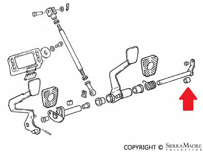 Pedal Spacer Sleeve (65-89) - Sierra Madre Collection