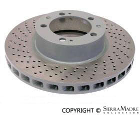 Front Brake Disc, Left, 911 Turbo (93-94) - Sierra Madre Collection