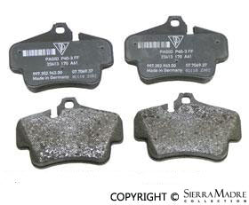 Rear Brake Pad Set, (01-12) - Sierra Madre Collection