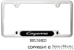 Cayenne License Plate Frame - Sierra Madre Collection
