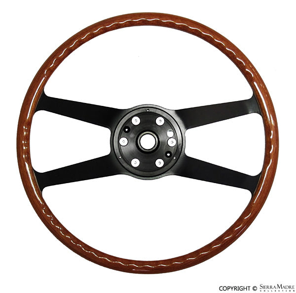 VDM Steering Wheel,  Wood, 911/912 (400mm) - Sierra Madre Collection