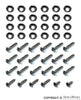 Door and Rear Panel Screw Set, 911/912 (65-68) - Sierra Madre Collection