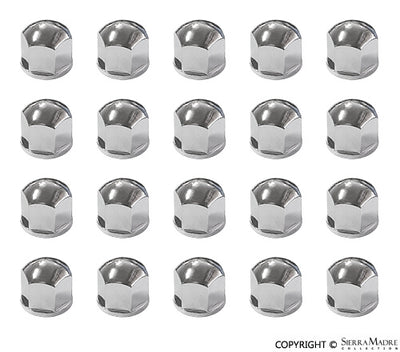 Wheel Bolt Cover Set, Chrome, 19mm - Sierra Madre Collection