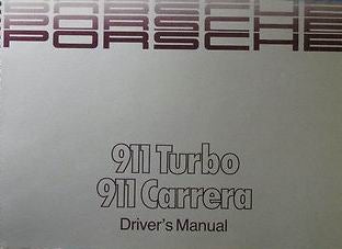 1989 Owners Manual, 911 Turbo/Carrera - Sierra Madre Collection