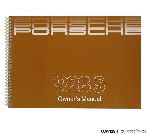 1985 Owners Manual, 928S - Sierra Madre Collection