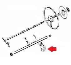 Steering Column Mounting Bracket, 356/356A (50-59) - Sierra Madre Collection