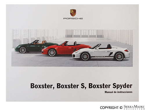 Boxster Owners Manual, Spanish - Sierra Madre Collection