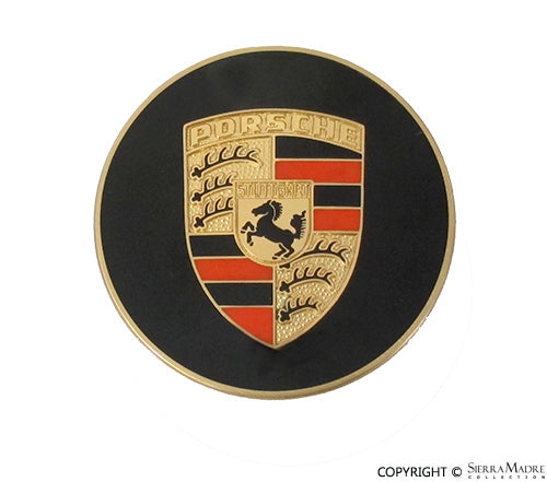 Hubcap Crest, Gold Enamel (56-73) - Sierra Madre Collection