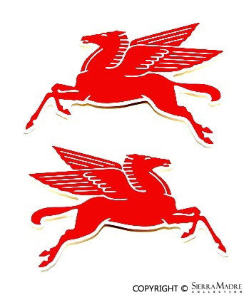 Racing Pegasus Decal Set (White Border) - Sierra Madre Collection