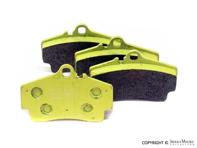 Brake Pad Set, Racing RS 19, Yellow, 911/Boxster/Cayman (99-12) - Sierra Madre Collection